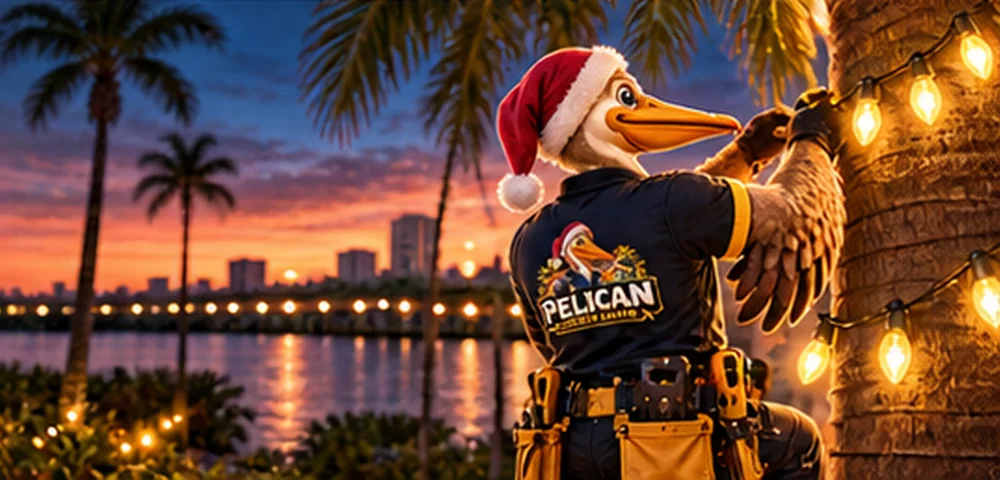 Palm Tree Lighting in Jacksonville